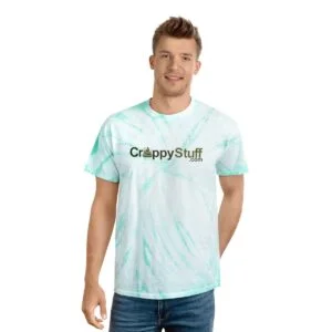 Crappystuff.com Tie-Dye Tee, Cyclone
